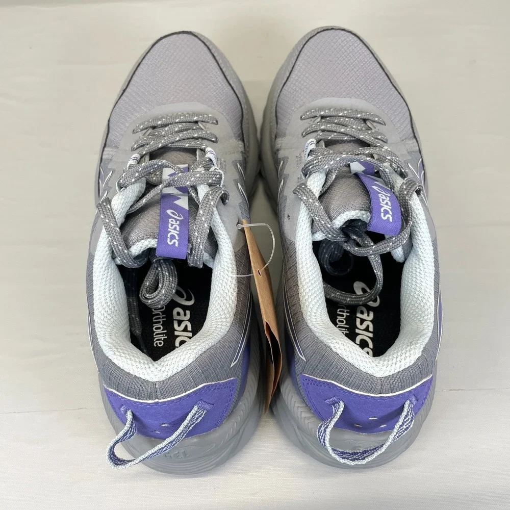 ASICS Gel-Venture 10 Trail Running Shoes Womens Size 5 Gray Purple Sneakers